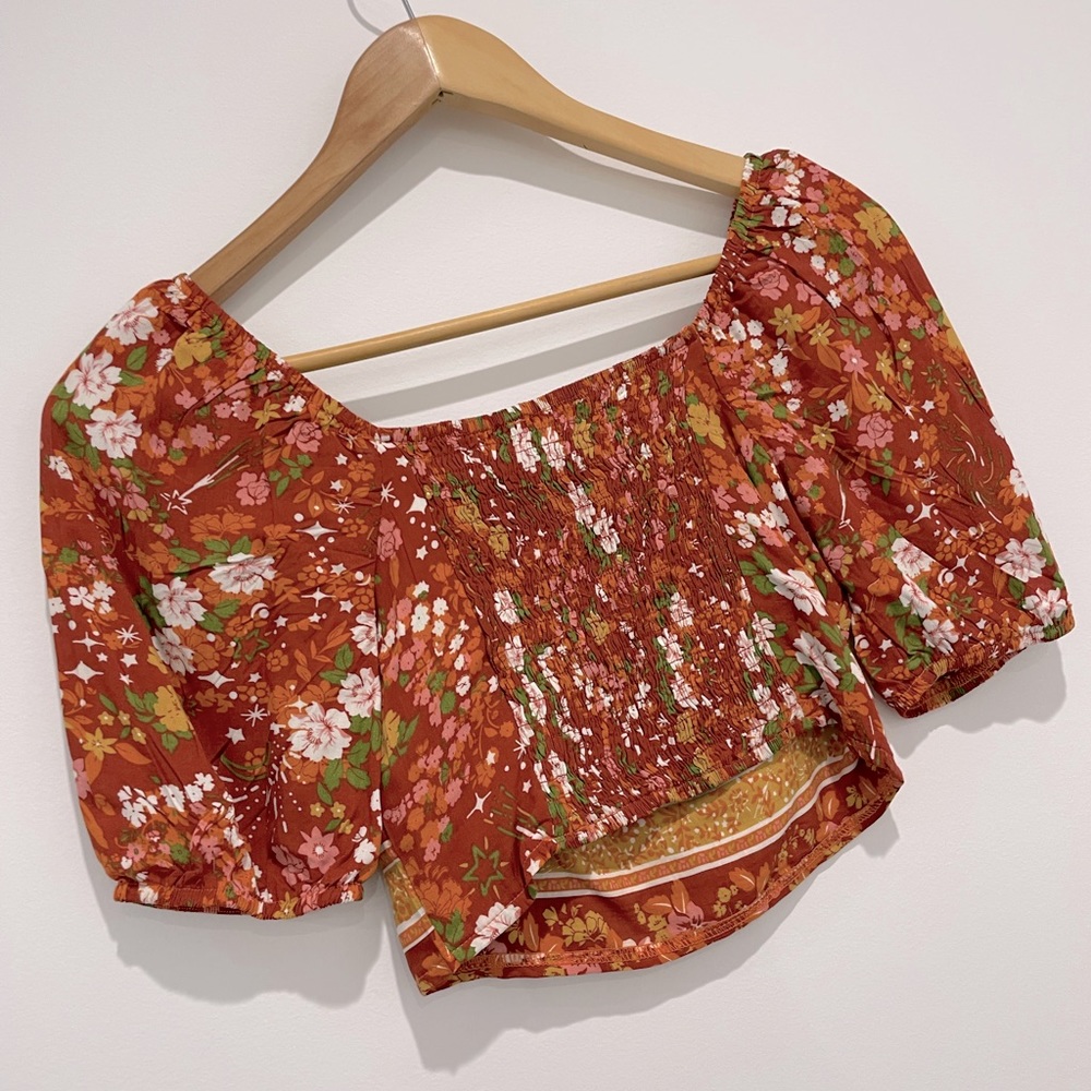 Cropped 70s Style Top 🧡 - Picture 5 of 8